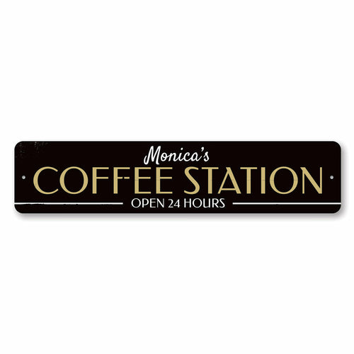 Coffee Station Sign