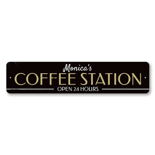 Coffee Station Sign