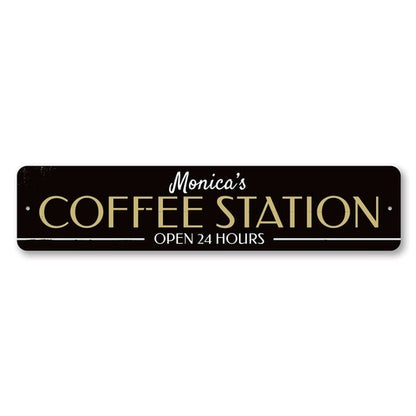 Coffee Station Sign