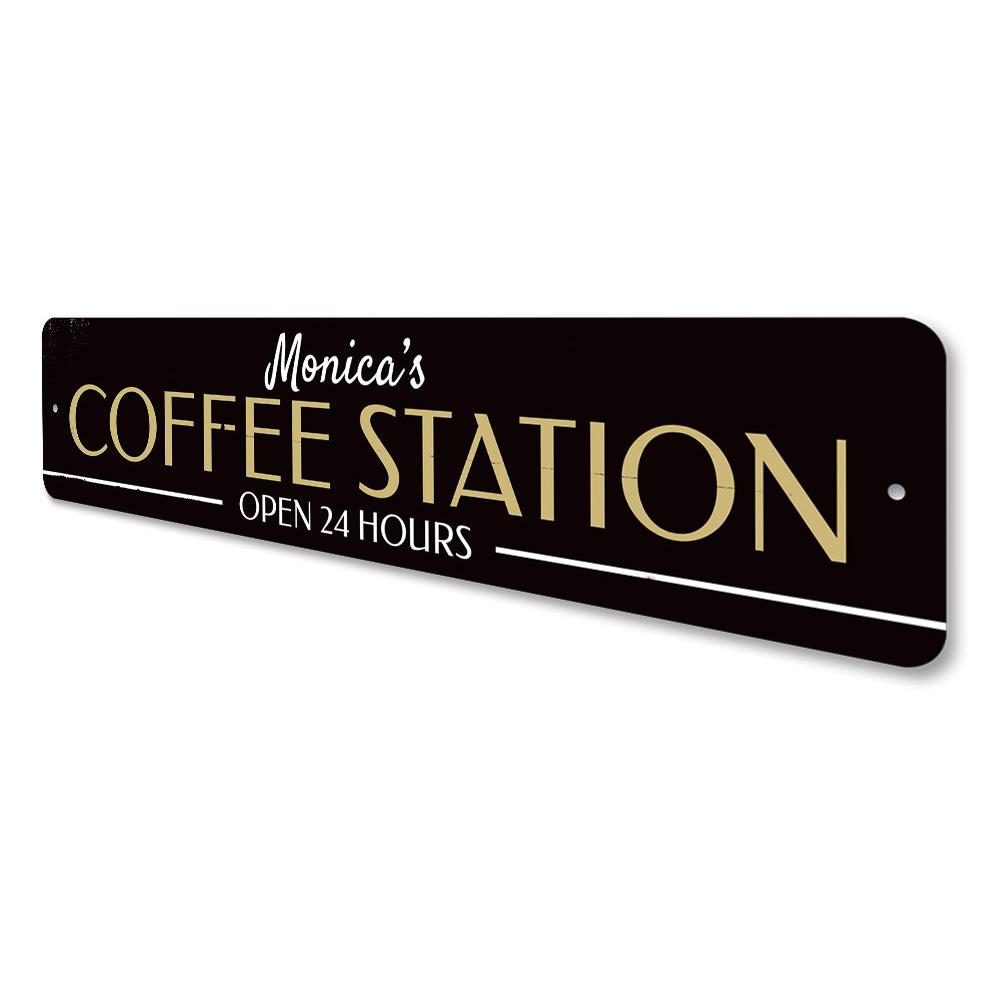 Coffee Station Sign